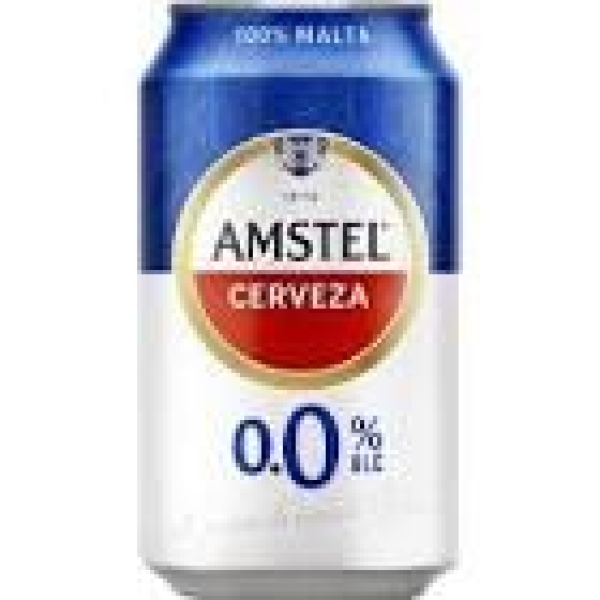 CERVEZA AMSTEL 0,0 LATA